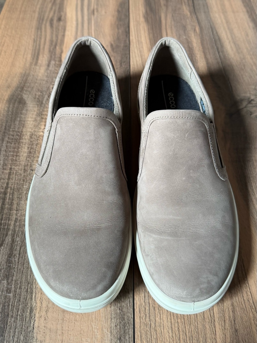 Women's Brown ECCO 7 Soft Slip On Sneakers size 41